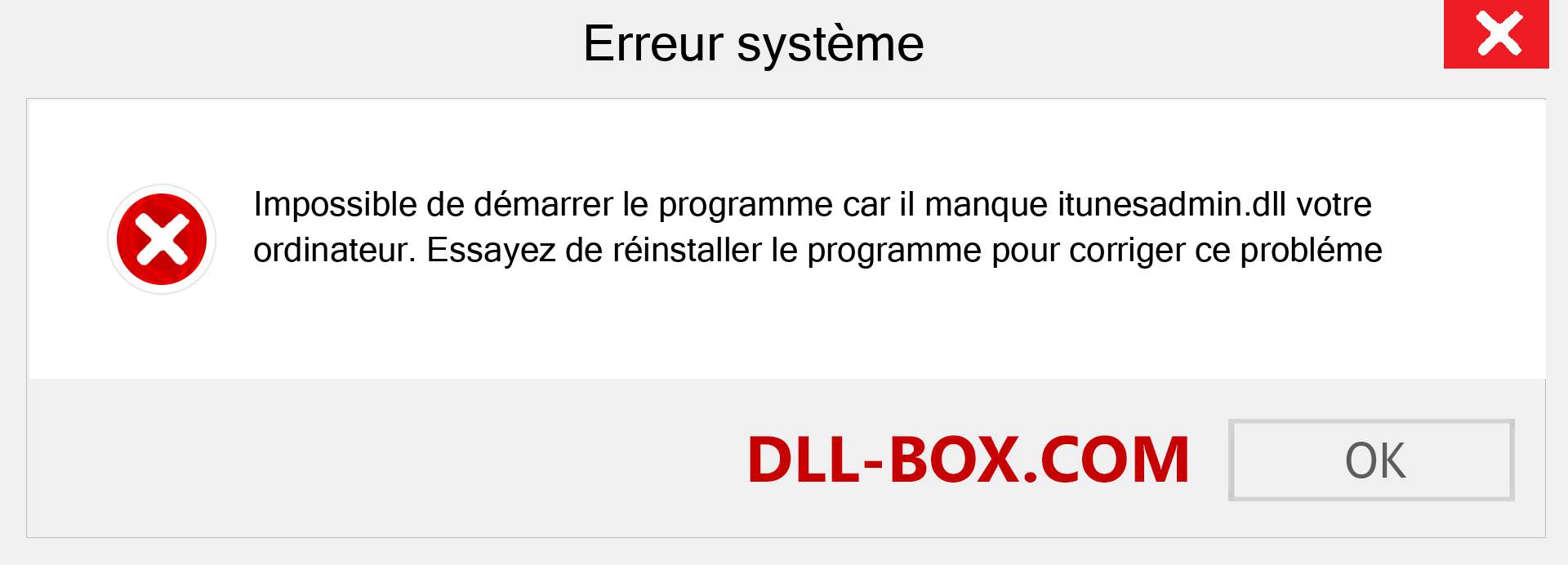 Le fichier itunesadmin.dll est manquant ?. Télécharger pour Windows 7, 8, 10 - Correction de l'erreur manquante itunesadmin dll sur Windows, photos, images